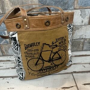 American ramblers, military canvas tote